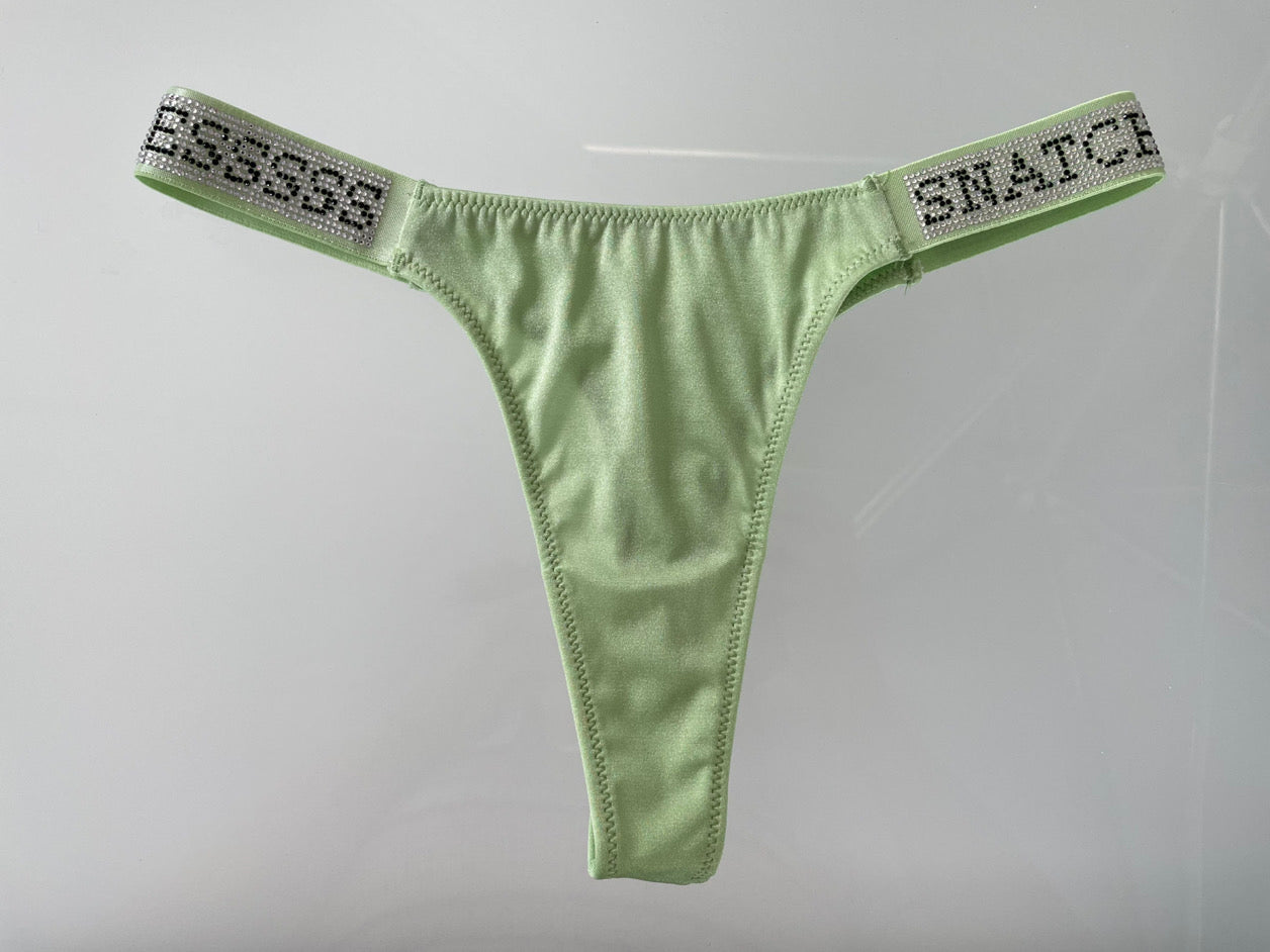 Snatchiesssss diamond thong – Babydaddysnatcher