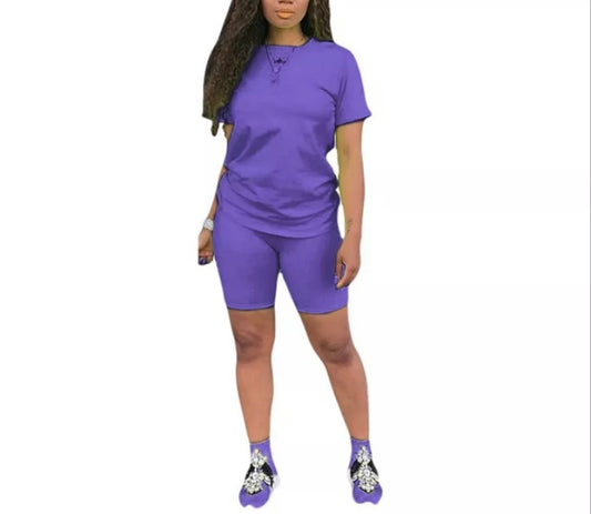 Biker short set