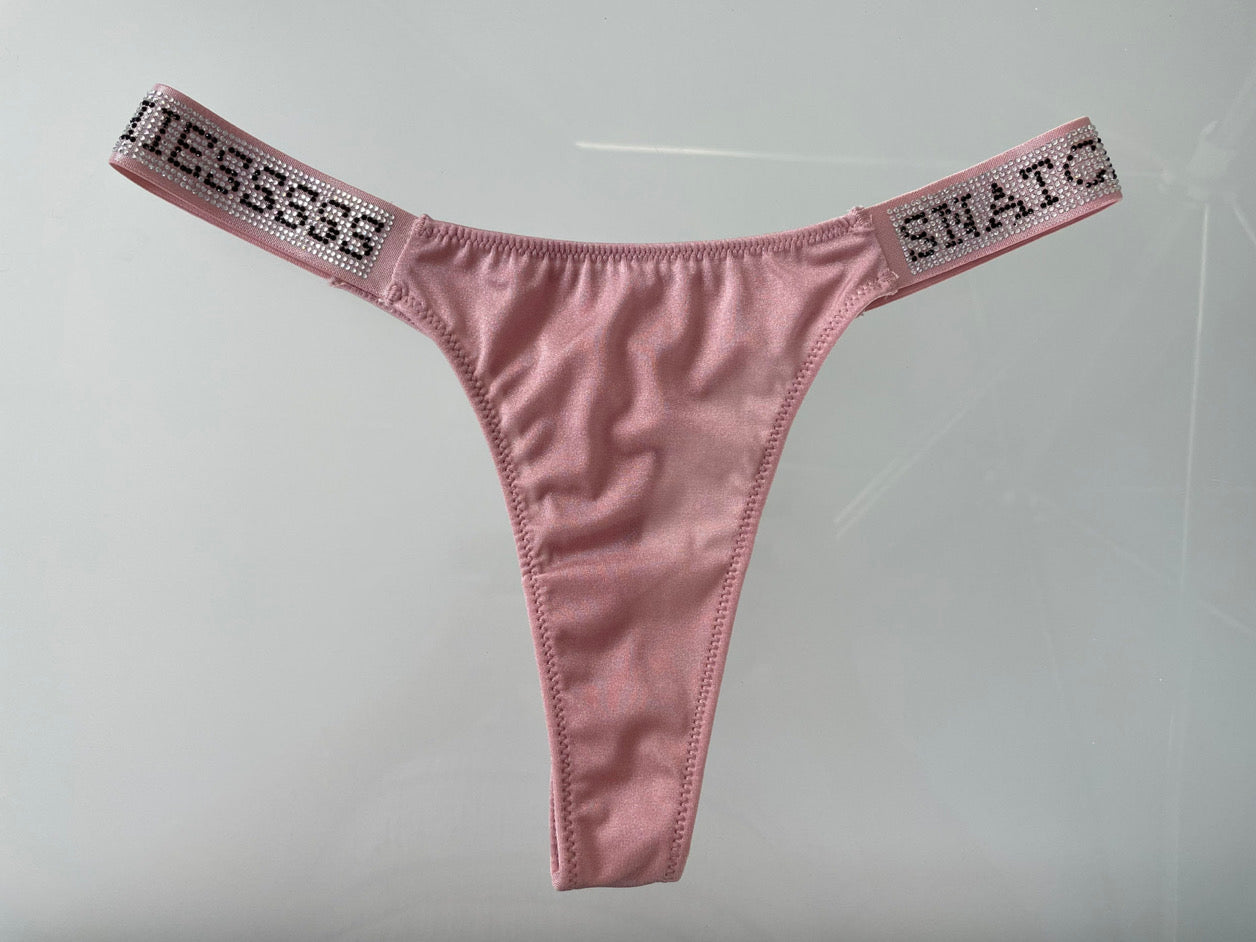 Snatchiesssss diamond thong – Babydaddysnatcher